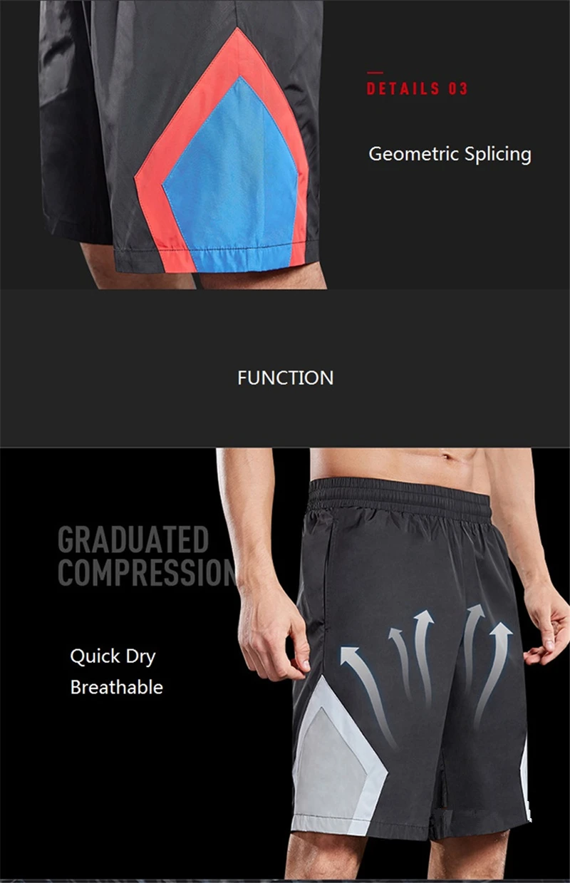 Vansydical Sports Shorts Mens Summer Running Training Fitness Shorts Breathable Quick Dry Basketball Gym Shorts