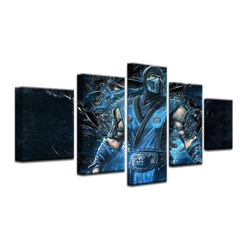 HD с Mortal Kombat X Скорпион игры постер холст картины на стене картинки для Гостиная 5
