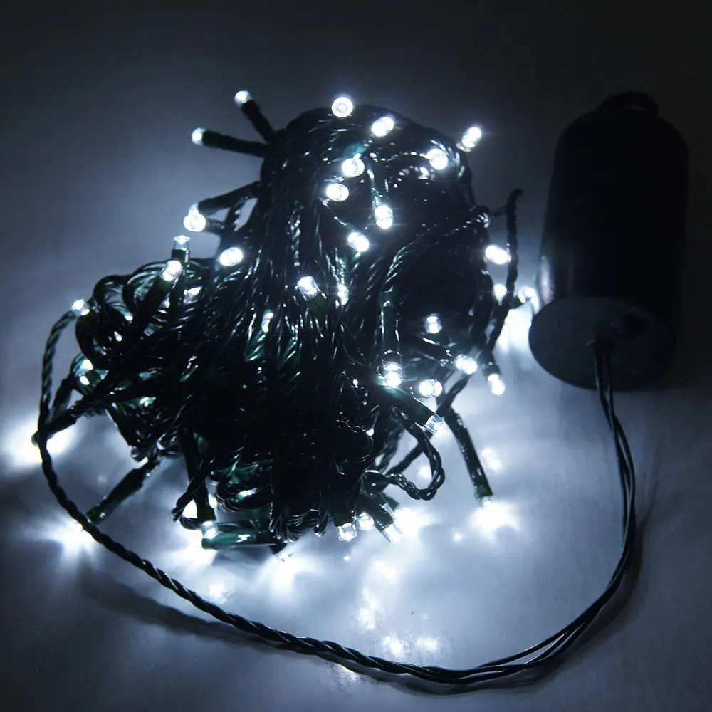 Работающая от батареи 131ft 300 LED гирлянда для наружного использования