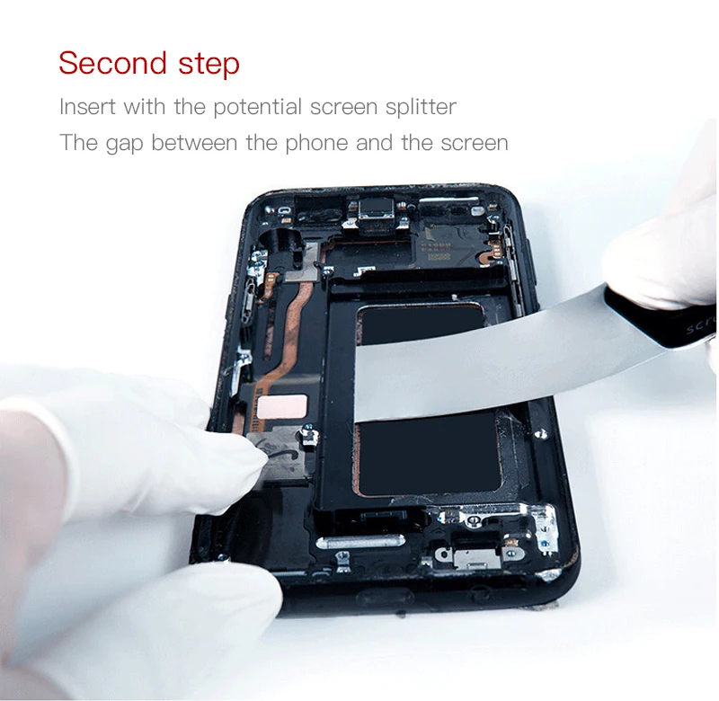 Сверхтонкая Гибкая пружинная стальная лопатка изогнутый экран разборная карта