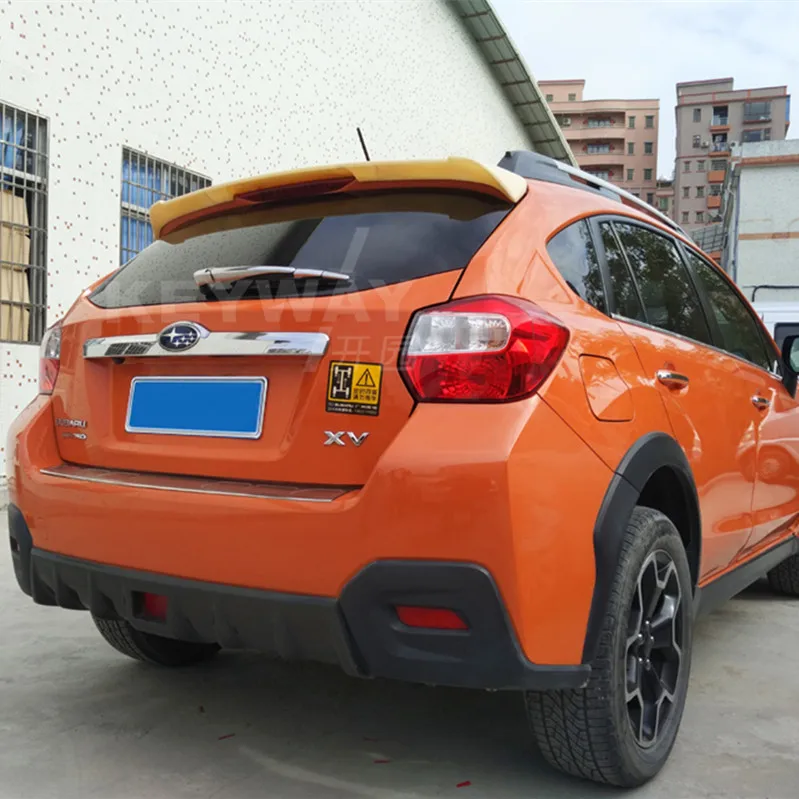 Для Subaru XV Спойлер ABS Материал заднее крыло автомобиля праймер цвет задний спойлер