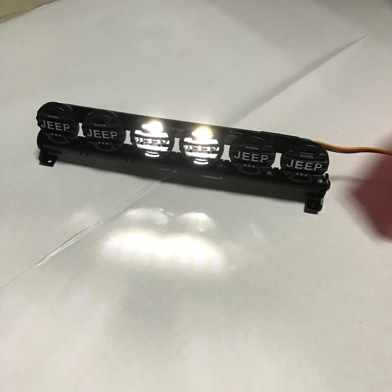 GWOLVES 152 мм алюминиевый 5 режимов джип блики 6LED светильник 1/10 1/8 1/5 Trax HSP Монстр