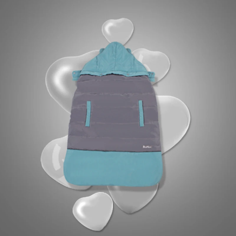 Hooded Baby Carrier Cover Newborn Wrap Coat Keep Warm Windproof Stroller Gear Accessories for Spring Winter Outdoor | Мать и ребенок