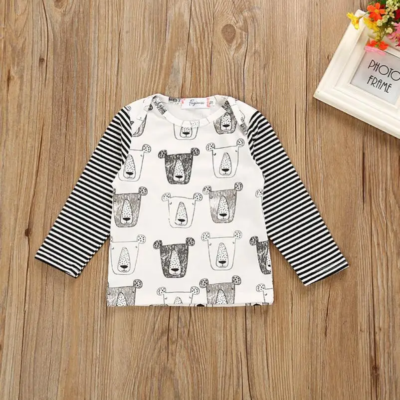 Newborn Infant Baby Girl Boy Cartoon T shirt Tops+Pants+Hat Outfit Clothes Set L9012 | Детская одежда и обувь