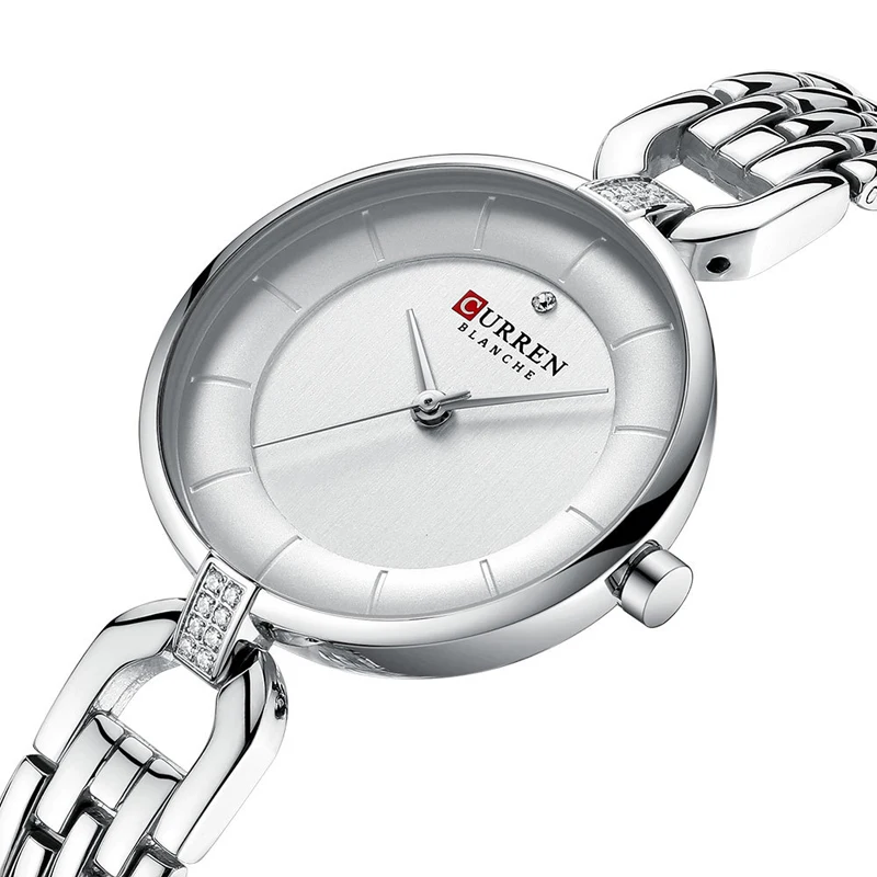 Reloj Mujer Новый Круглый циферблат без цифровых часов для женщин Аналоговые