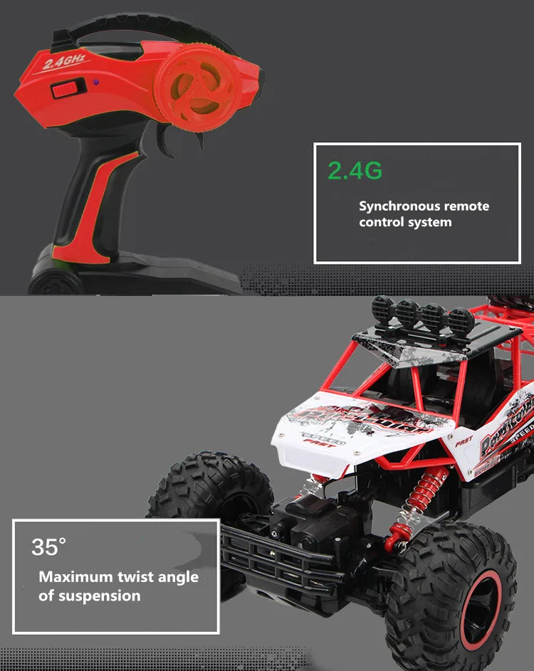 28 см Радиоуправляемая машина 1/16 4WD 4x4 водительский автомобиль Двойной Мотор привод Bigfoot автомобиль пульт дистанционного управления модель автомобиля внедорожник игрушка