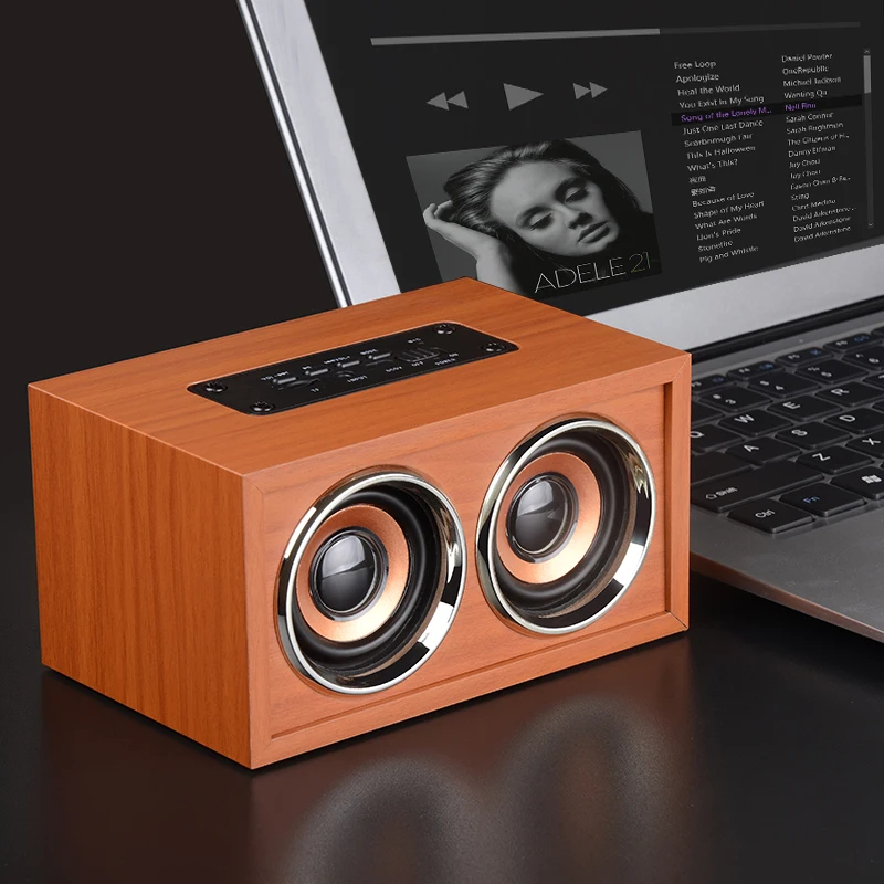 Классическая деревянная Bluetooth Колонка Ubit W4 в шкафах портативные беспроводные
