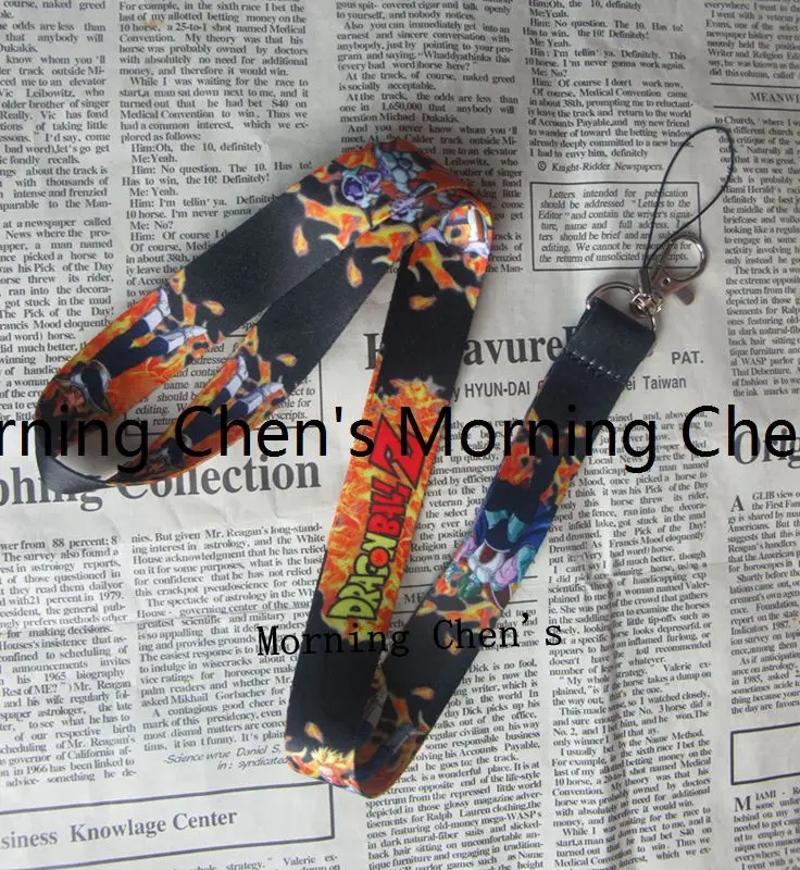 20 шт./, смешанные Японские Аниме Dragon Ball z ожерелье Lanyards сотовые брелки HB91 - Цвет: B