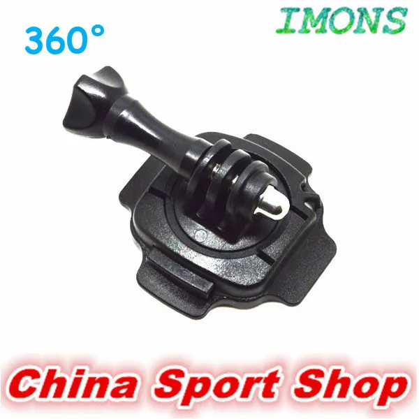 New Arrival Mounts For Camera Helmet 360 degrees rotation with lock 3M sticker Suitable Gopro HD Hero 3+ /hero 3 /2 /1 |