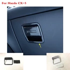 Автомобильный чехол для хранения подлокотник ABS хромированный со-пилот ручка перчаточный ящик передняя отделка панель лампы 2 шт. для Mazda CX-5 CX5 2nd Gen 2017 2018