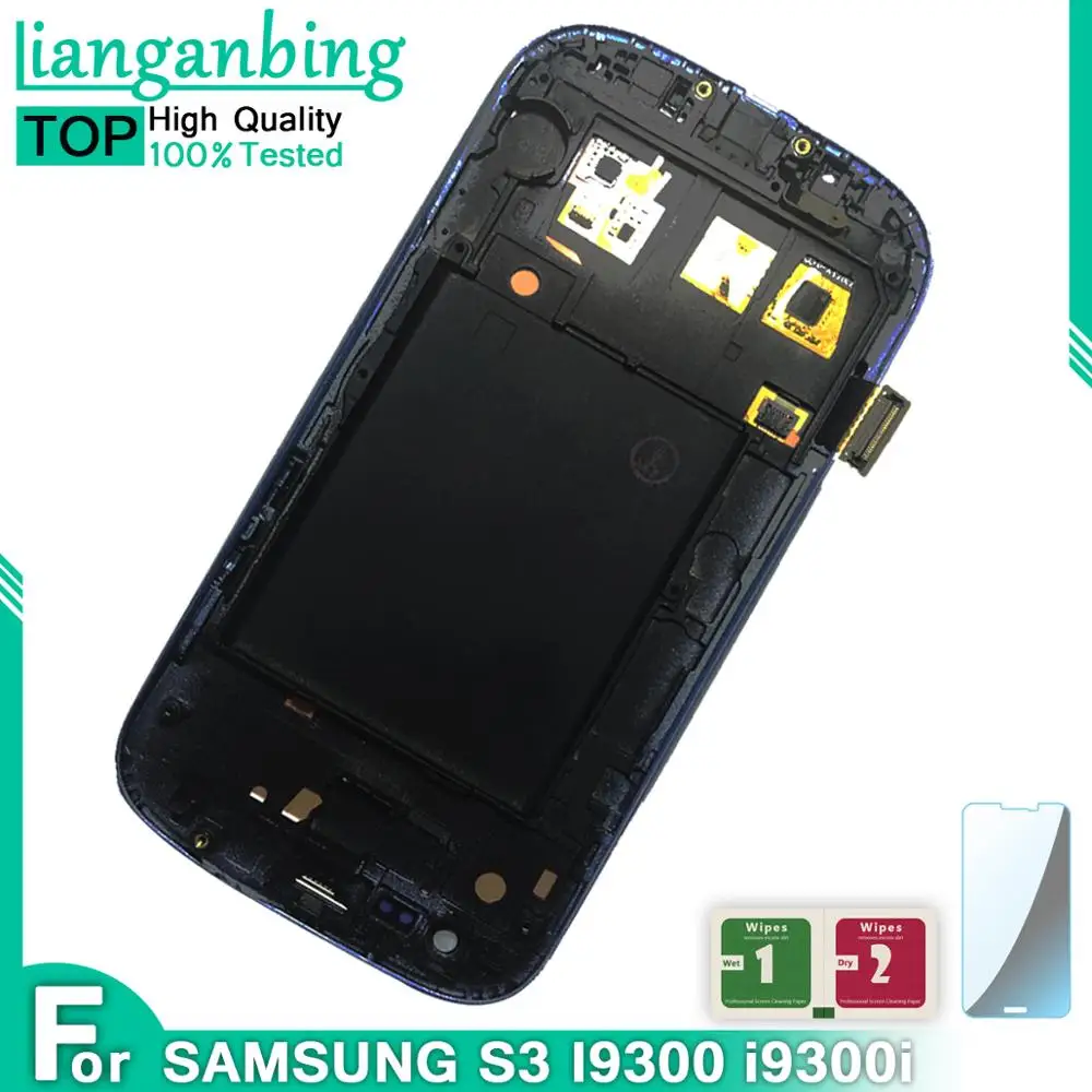 100% протестированный рабочий ЖК дисплей для Samsung Galaxy S3 i9300 i9300i i9301 i9308i i9301i с