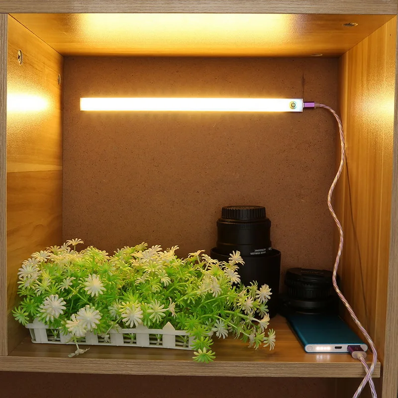 Светодио дный под кабинет свет движения PIR Сенсор светодио полосы света с USB