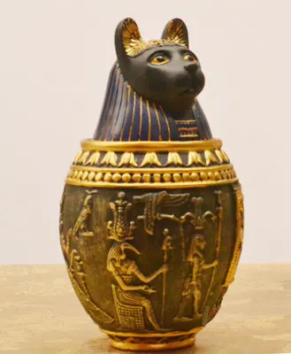 

Egypt's Kano house Peake's canister home decoration wine household wine cabinet is an escape from storage tank room hotel statue