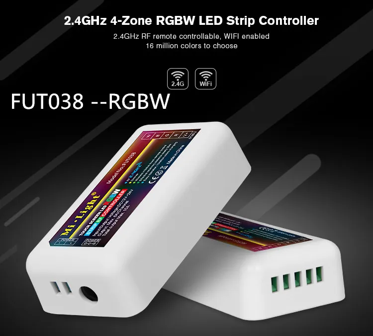 LED контроллер milight 2 4G один цвет CCT RGB RGBW/CCT диммер светодиодные полосы 12 24 V FUT035 FUT036
