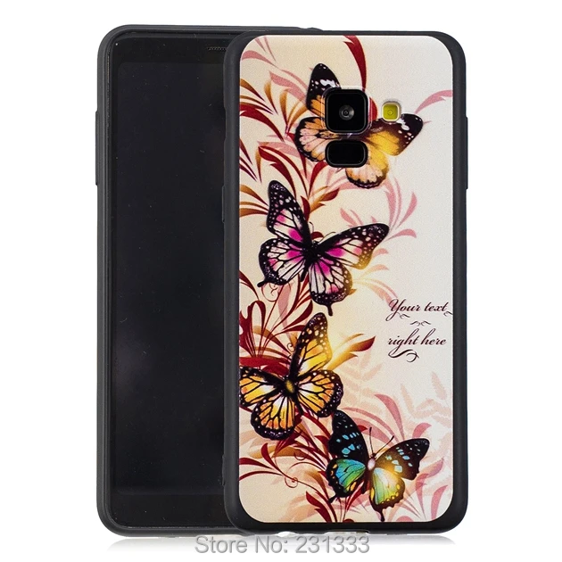 Мягкий чехол из ТПУ C-ku с 3D рисунком для Samsung Galaxy A8 2018 A310 A510 J3 J5 2017 J310 J510 S6 EDGE S7 S8 S9 PLUS