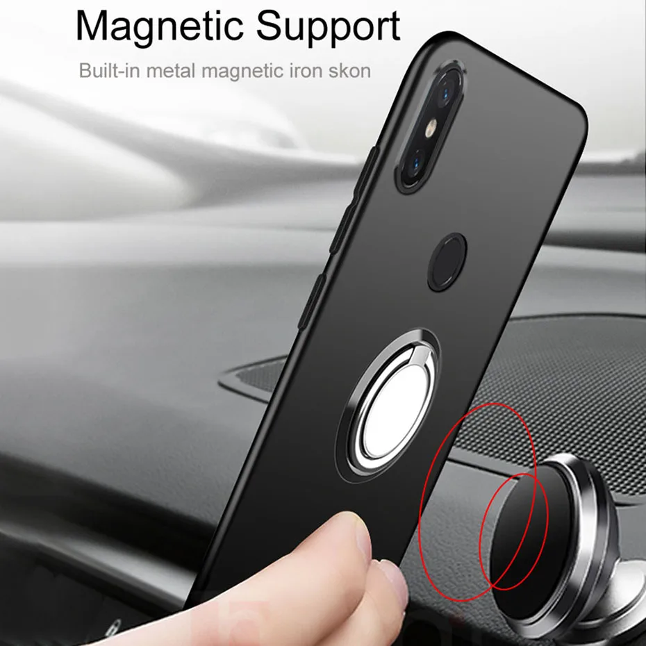 Case For Xiaomi Mi 9 SE 8 Lite 9T Pro Cases Ring Stand Holder Soft Cover Silicone A1 A2 CC9e A3 5X |