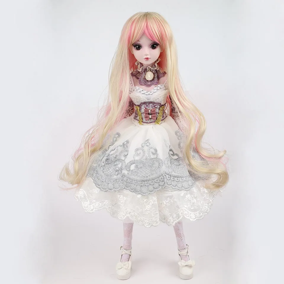 Bybrana, 1/3, 1/4, высокотемпературный парик для девочек, Короткие парики, Air bang SD BJD, парик с челкой, модный тип, стильные волосы для кукол - Цвет: 1