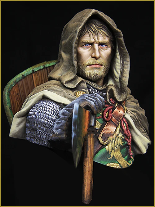 

1/10 EUROPEAN KINGHT ancient bust toy Resin Model Miniature Kit unassembly Unpainted