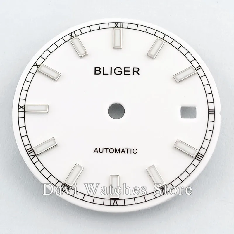 Новинка светящийся светильник/стерильный циферблат 29 мм подходит для часов Miyota 82