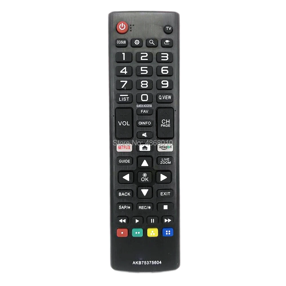 Универсальная замена AKB75375604 для LG LCD LED Smart TV с кнопкой Netflix 43UJ6300 UK6090PUA 55UK6300PUE