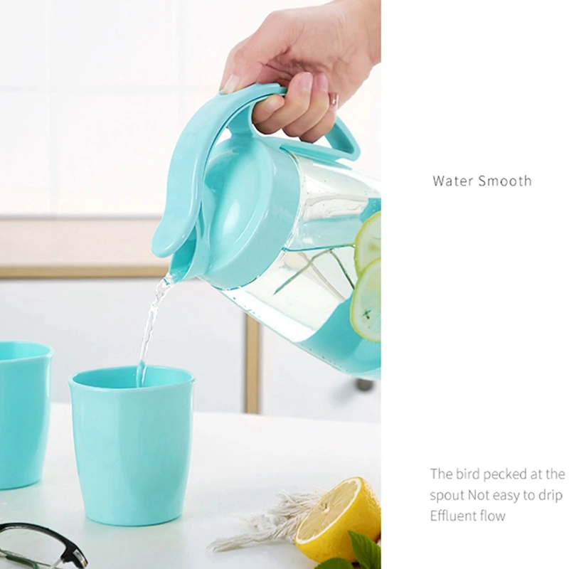 2.2L большой емкости кувшин для воды пластиковый чайник холодного чая набор