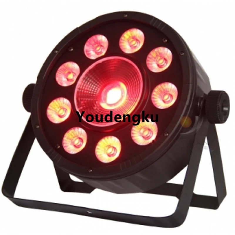 Маленький мультиэффект DMX 512 1*30 Вт + 9*3 RGB 3 дюйма 1 дмx номинальная 64 светодиодная