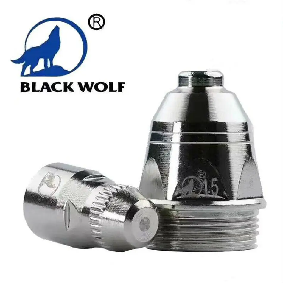 Black Wolf P80 Inverte CNC плазменный резак, фонарь для резки, плазменный расходный воздушный сопло, плазменный электрод, Плазменный сварочный аппарат, резак 100PK