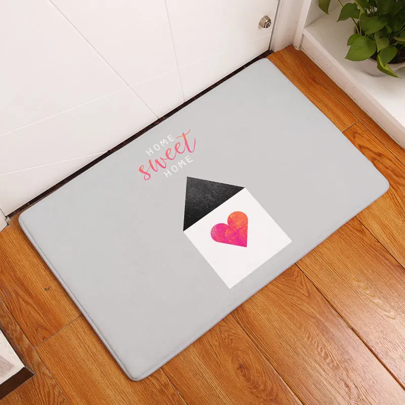 Monily скандинавский водонепроницаемый Противоскользящий коврик сердечко