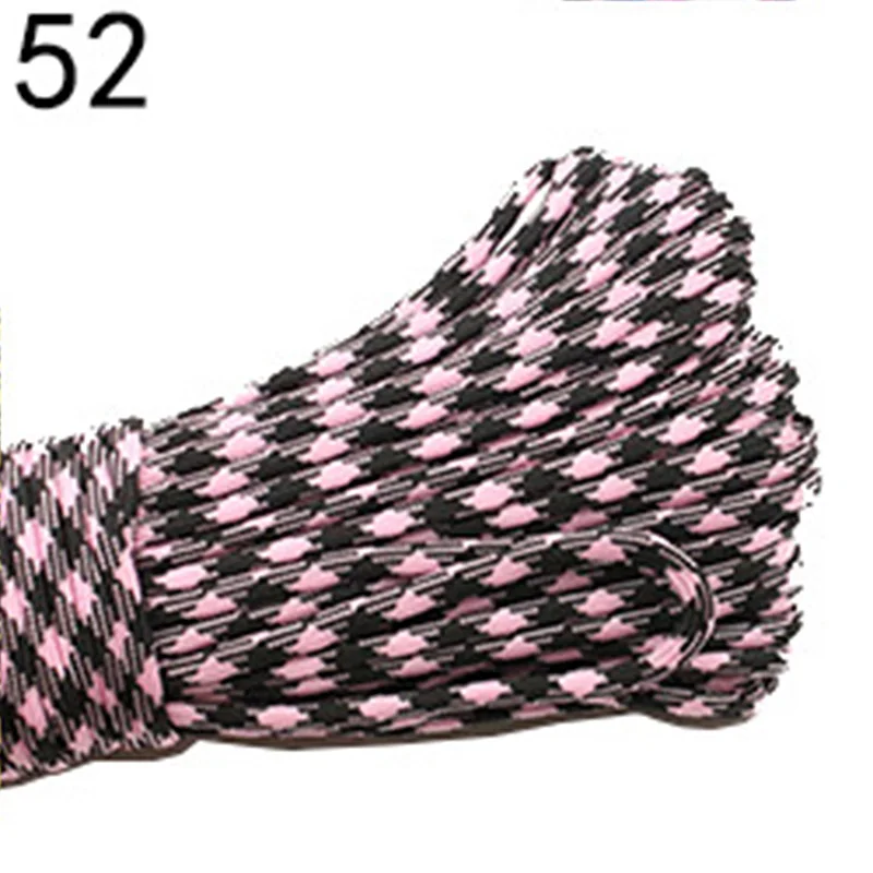 Color 52 Новинка 550 Паракорд парашютный шнур шнурок веревка для палатки Spec Тип 31 м(100 футов)/4 мм Паракорд для походов кемпинга 99 цветов - Цвет: Color 52