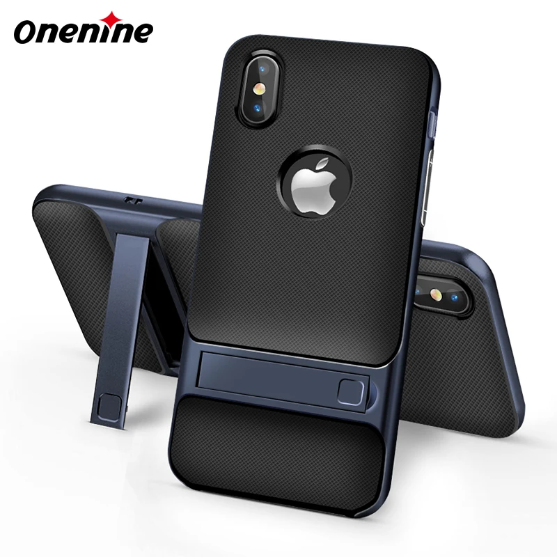 Royce Navy Чехол для мобильного телефона, чехол для IPhone X XS Max XR, роскошный силиконовый чехол 360, Защитный 3D чехол-подставка для IPhone X - Цвет: Royce Navy
