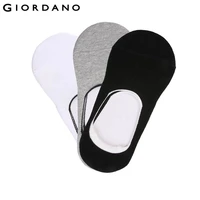 giordano men invisible socks soft cotton mans sokken soft cotton cool casual 3 pack socks breathable summer sox meias