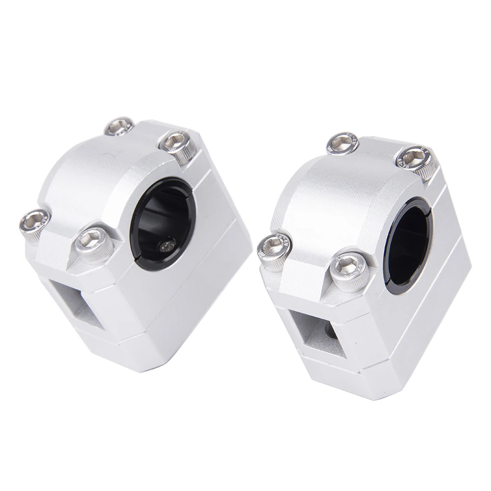 Universal Motorcycle Aluminum Handlebar Riser Kit Rise 28mm 22mm Bar Clamp Mount for Honda ATV Scooter Kawasaki BMW KTM Yamaha | Автомобили