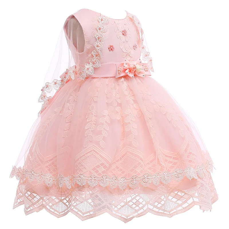 

Bridal Little Girl Ball Gown Flower Girl Dress Knee Tulle Kids Pageant Dresses For 12 Year Olds With Bow