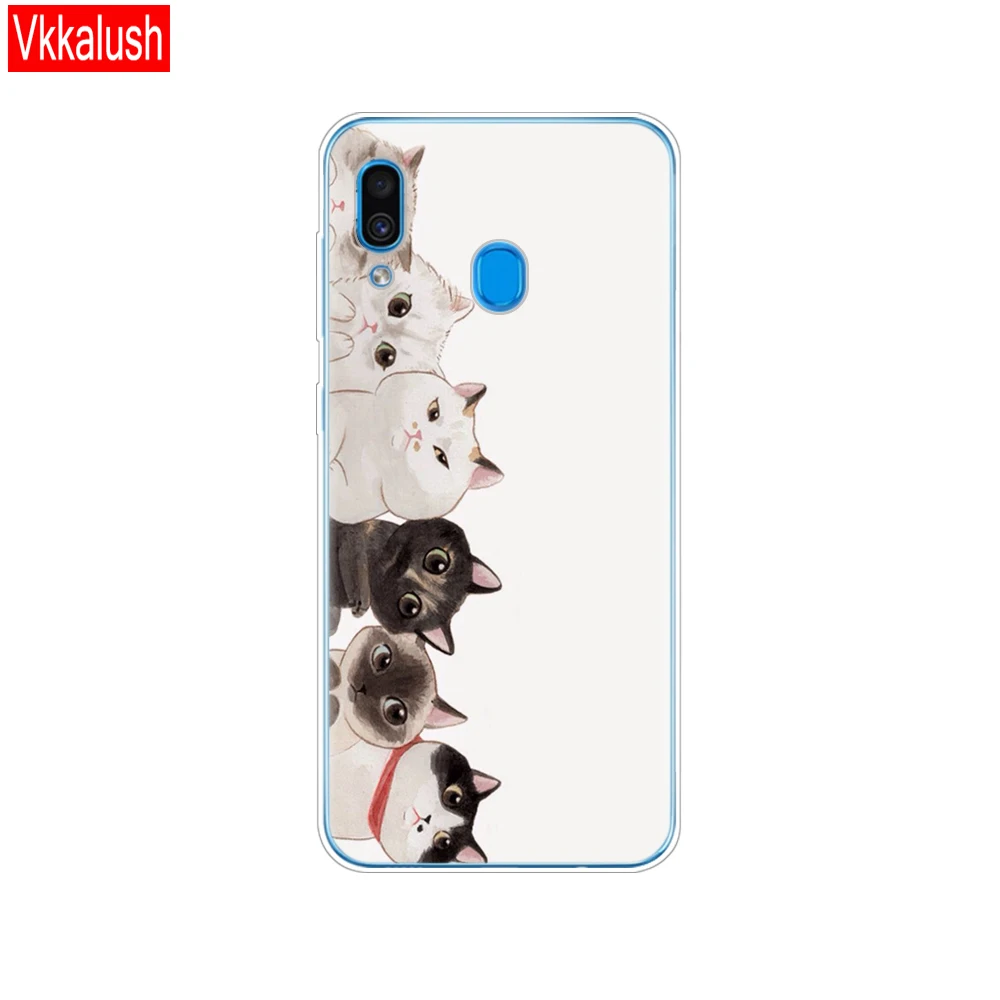 80235 Чехол для samsung Galaxy A20 чехол A20E Силиконовая задняя крышка для samsung A20 A 20 A205F A20E A202F Мягкий противоударный чехол - Цвет: 80235