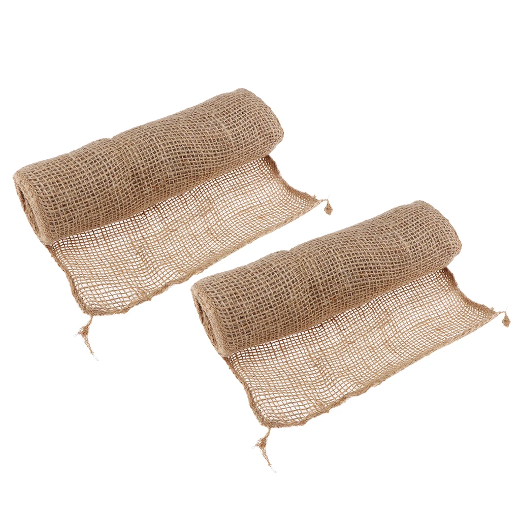 Комплект из 2 предметов джутовой ткани зимние предохранитель дерева защиты с