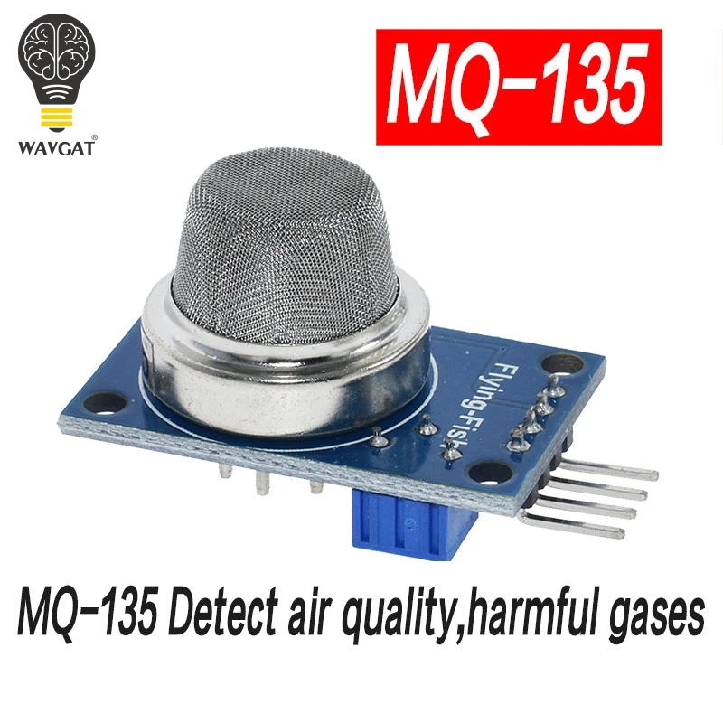 MQ135 MQ-2 MQ-3 MQ-4 MQ-5 MQ-6 MQ-7 MQ-8 MQ-9 MQ-135 детектор дыма метана сжиженный газ Сенсор модуль для Arduino Starter DIY Kit - Цвет: MQ135