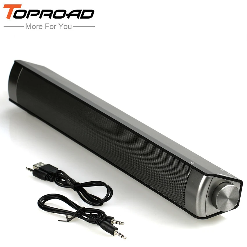 TOPROAD HIFI Портативная Беспроводная bluetooth колонка звуковая панель TF Handsfree с