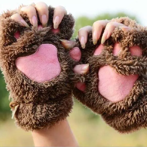 Новинка 2016 женские термостойкие перчатки с полупальцами | Аксессуары для одежды