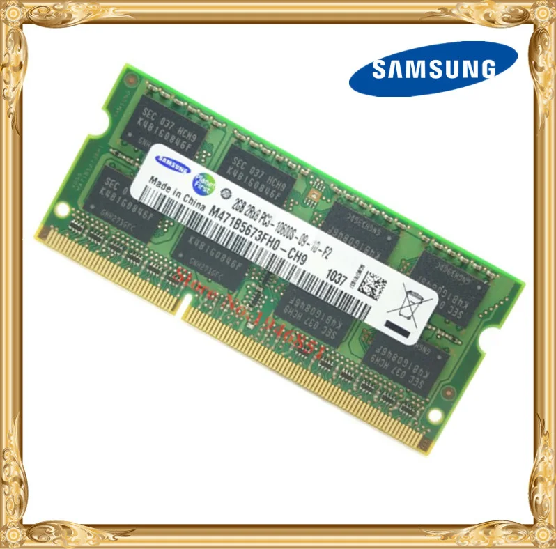 

Память для ноутбука Samsung DDR3 2 Гб 1333 МГц PC3-10600 notebook RAM 10600S 2G