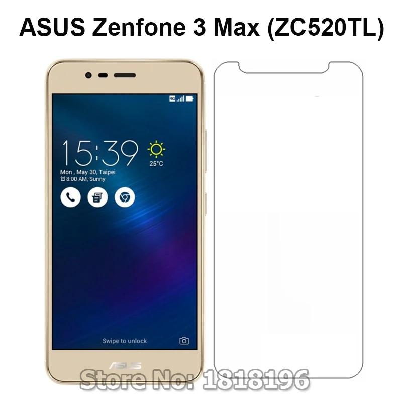 Переднее Защитное стекло для Asus Zenfone 3 Max ZC520TL закаленное ZC520TL|Защитные стёкла и