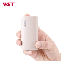 wst mini power bank 5200 mah portable usb external battery for xiaomiiphonehuawei with charging cable lightweight battery bank