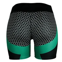 7 colors 2019 summer shorts women casual geometric print high waist sport yo ga short feminino push up short pant black green