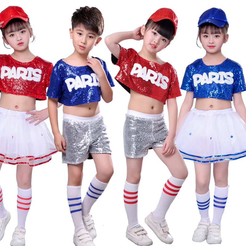 

Children Sequins Jazz Dance Latin Waltz Modern Costume For Girls Outfit Sparkly Dancing Dress Stage Show Dresses Jazz Costumes