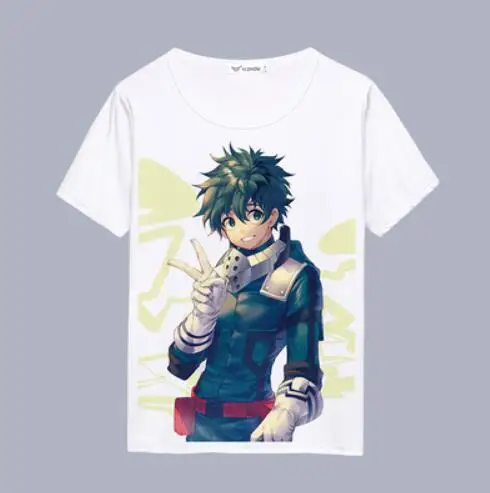 17 Детская футболка с надписью «Boku no Hero Academy» для мальчиков Midoriya Izuku Bakugou Katsuki OCHACO URARAKA, футболка с короткими рукавами с надписью «My Hero Academy» - Цвет: 17