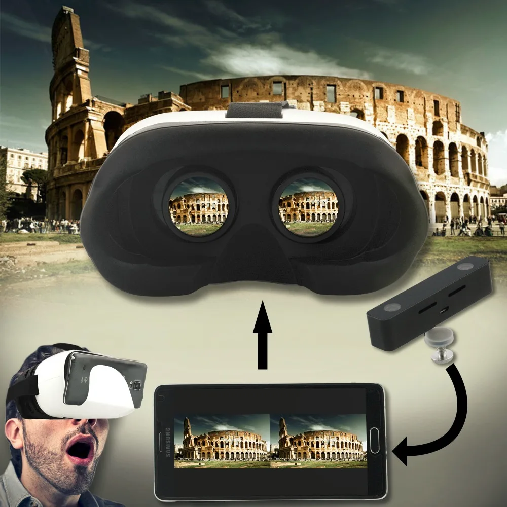 SVPRO Портативный HD 3D Камера двойной SBS изображения Micro Тип C подключения видео с