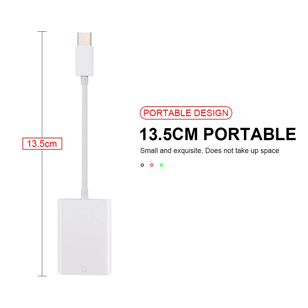 Ascromy Portable Type C To SD Card Reader Adapter For Xiaomi mi9 Huawei Samsung S10 Plus S10+ Macbook USB Adaptador Cable | Мобильные
