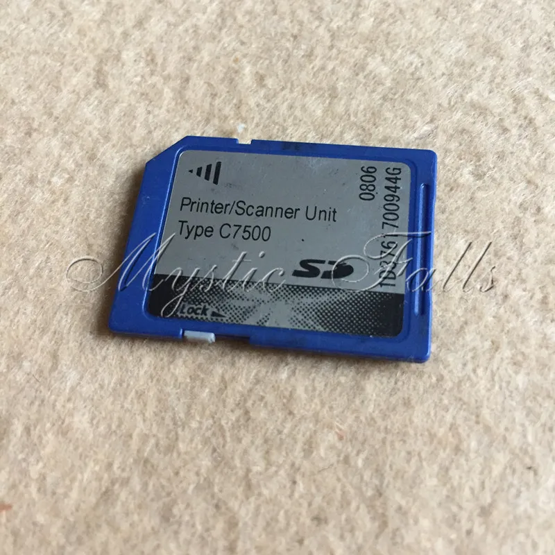 1X Тип C7500 sd карта принтер/блок сканера для Ricoh Aficio MPC7500 Детали принтера  | Отзывы и видеообзор -32946895841