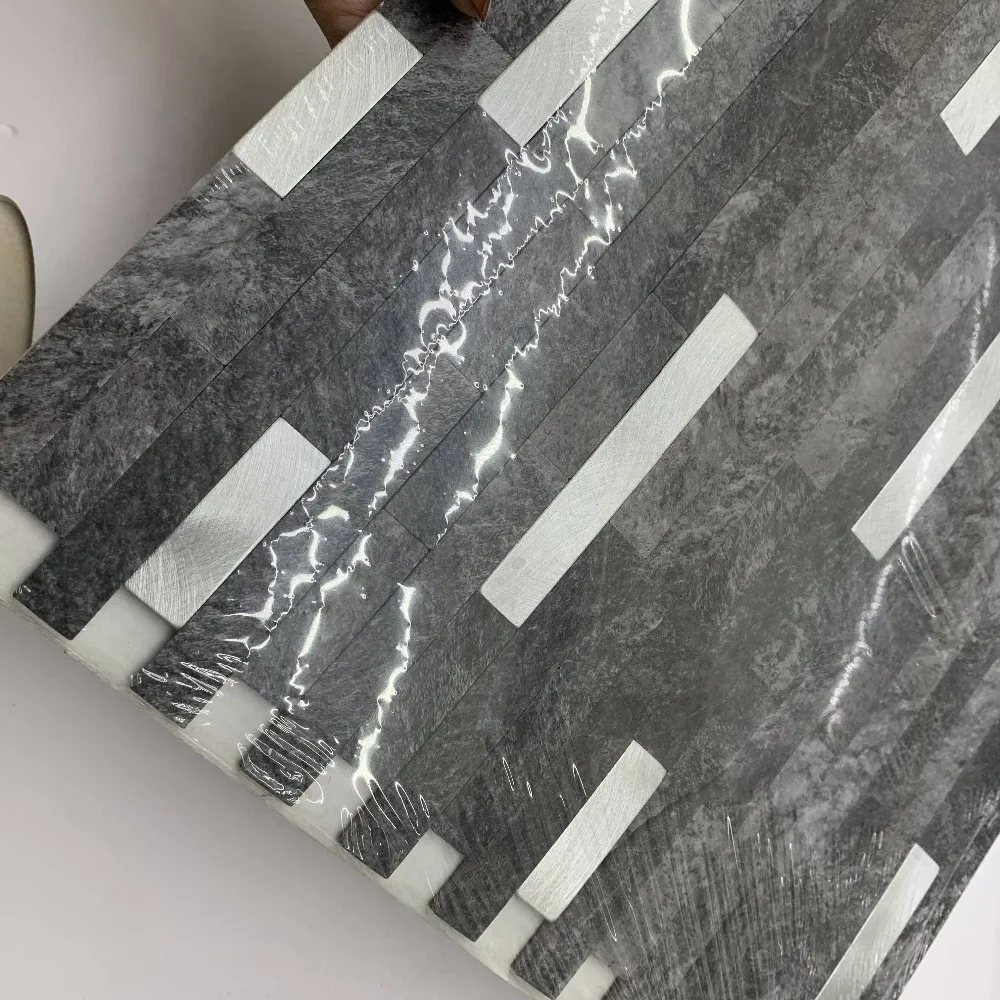 Черная самоклеящаяся кухонная плитка backsplash LSAP04 | Обустройство дома