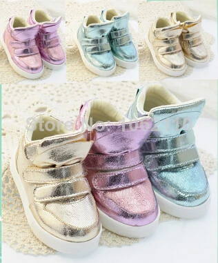 2014 male autumn girls shoes patent leather medium cut soft outsole baby sport single 2349 | Детская одежда и обувь