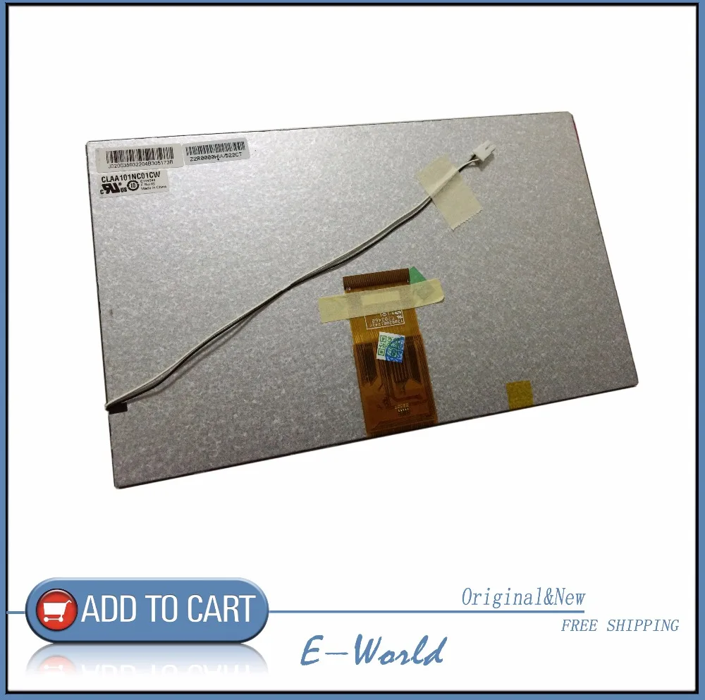 

Original and New 10.1inch 60pin LCD screen CLAA101NC01CW for tablet pc free shipping